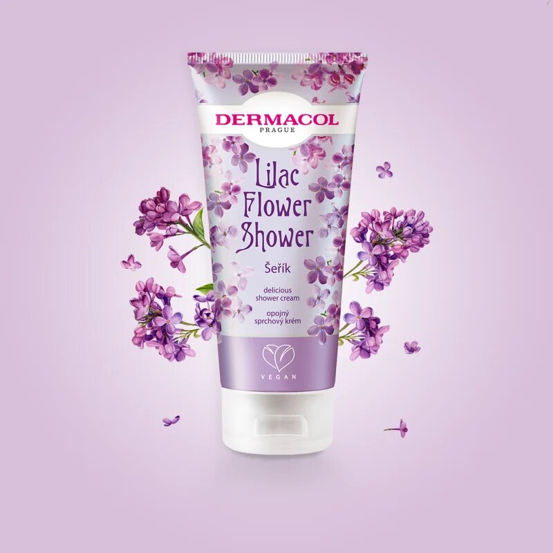 Dermacol Flower Care Lilac krémtusfürdő 200 ml