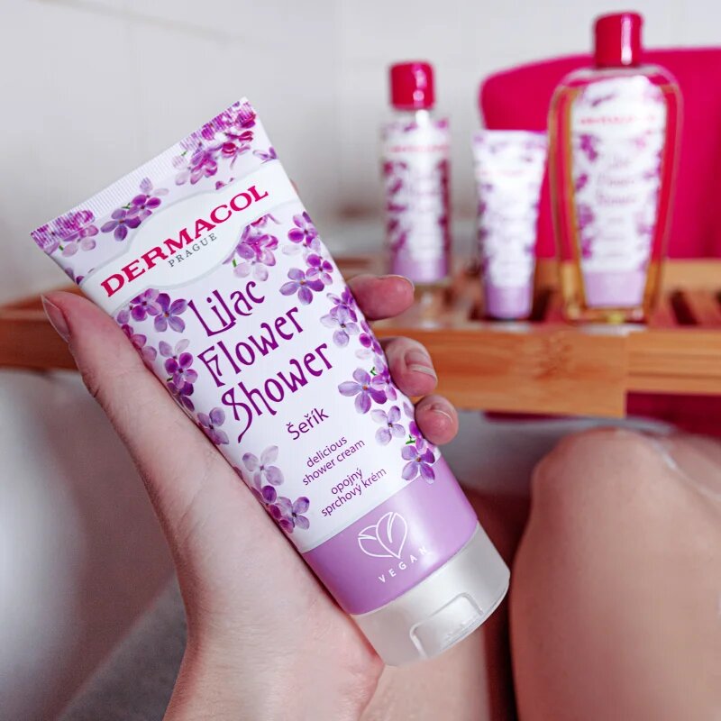 Dermacol Flower Care Lilac krémtusfürdő 200 ml