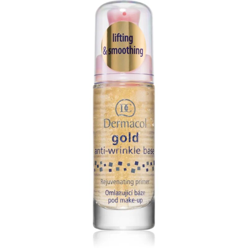 Dermacol Gold Egységesítő sminkalap a ráncok ellen 20 ml