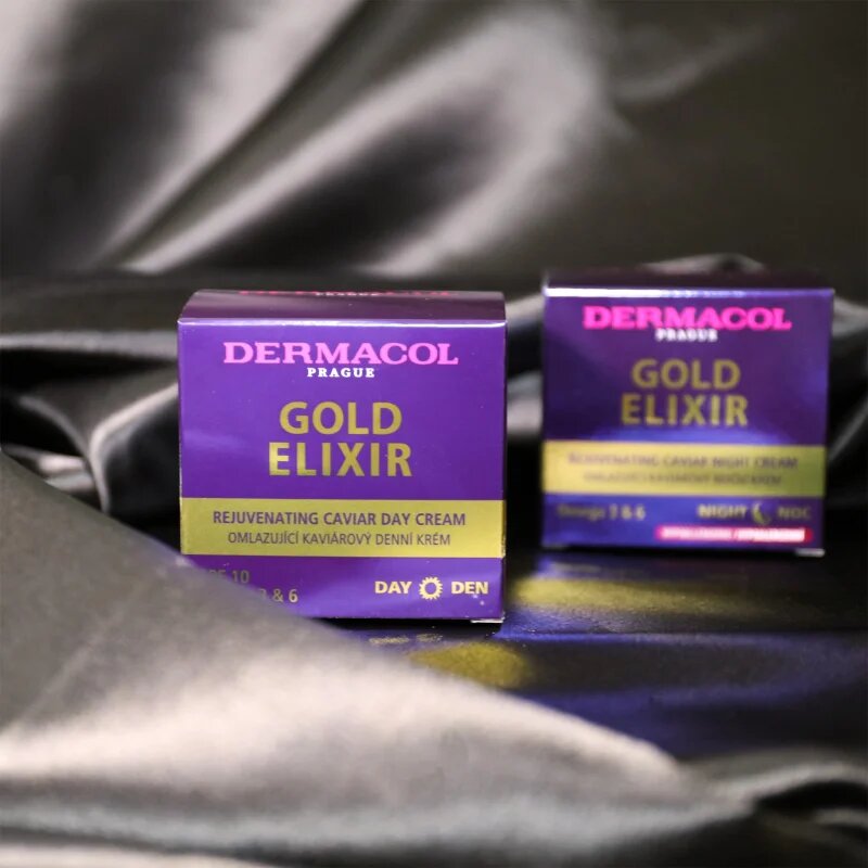 Dermacol Gold Elixir nappali fiatalító krém kaviárral 50 ml