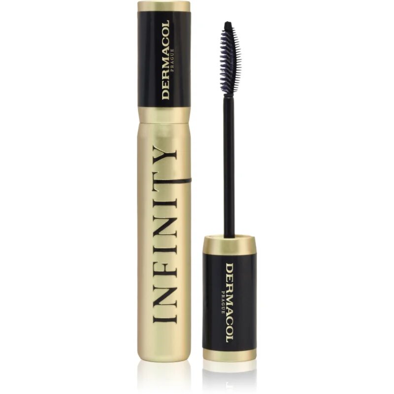 Dermacol Infinity hosszabbító szempillaspirál a hosszantartó dús hatásért árnyalat Hyperblack 6 ml
