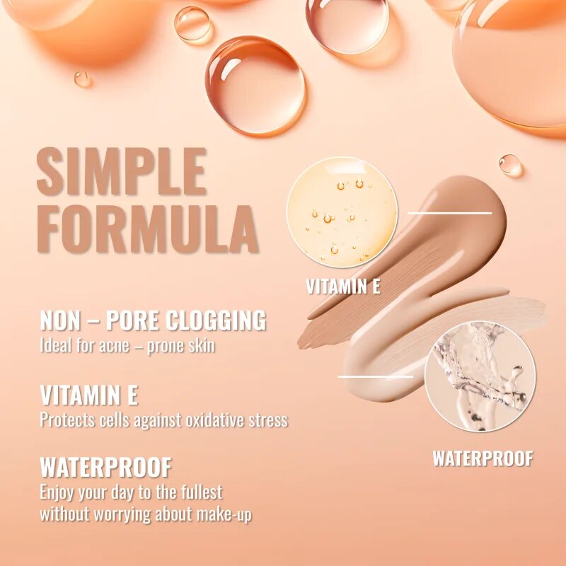 Dermacol Infinity Magas fedésű alapozó SPF 15 árnyalat 1.5 Ivory 20 g