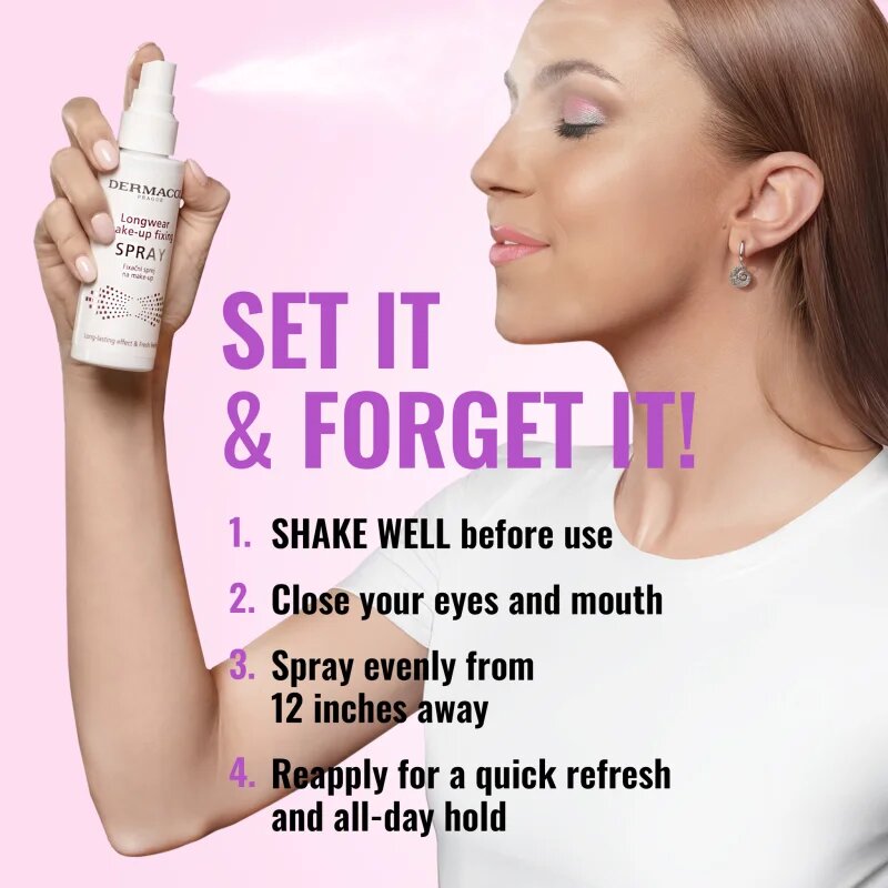 Dermacol Longwear Make-up Fixing Spray sminkfixáló spray 100 ml