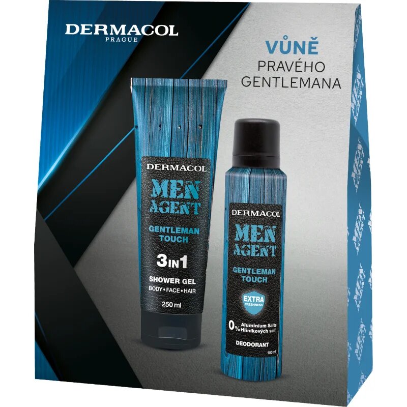 Dermacol Men Agent Gentleman Touch ajándékszett testre uraknak