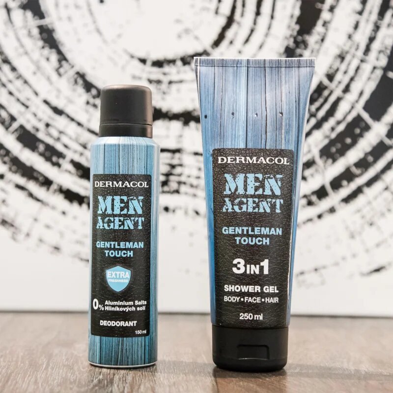 Dermacol Men Agent Gentleman Touch tusfürdő gél 3 az 1-ben 250 ml