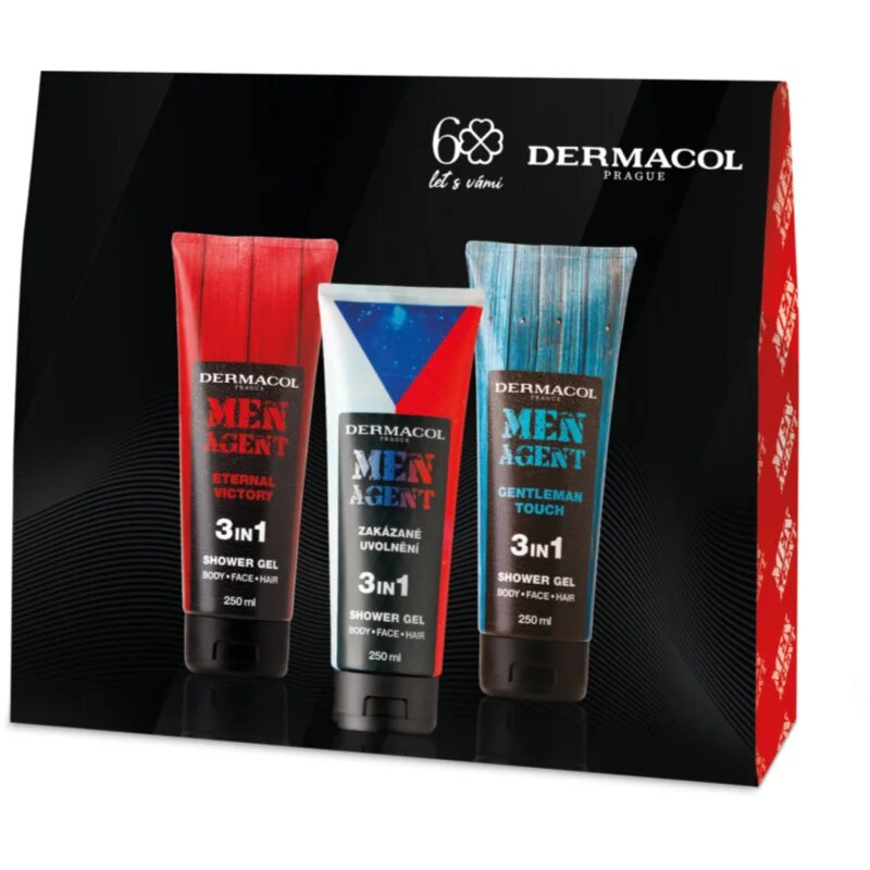 Dermacol Men Agent Mix ajándékszett zuhanyba uraknak
