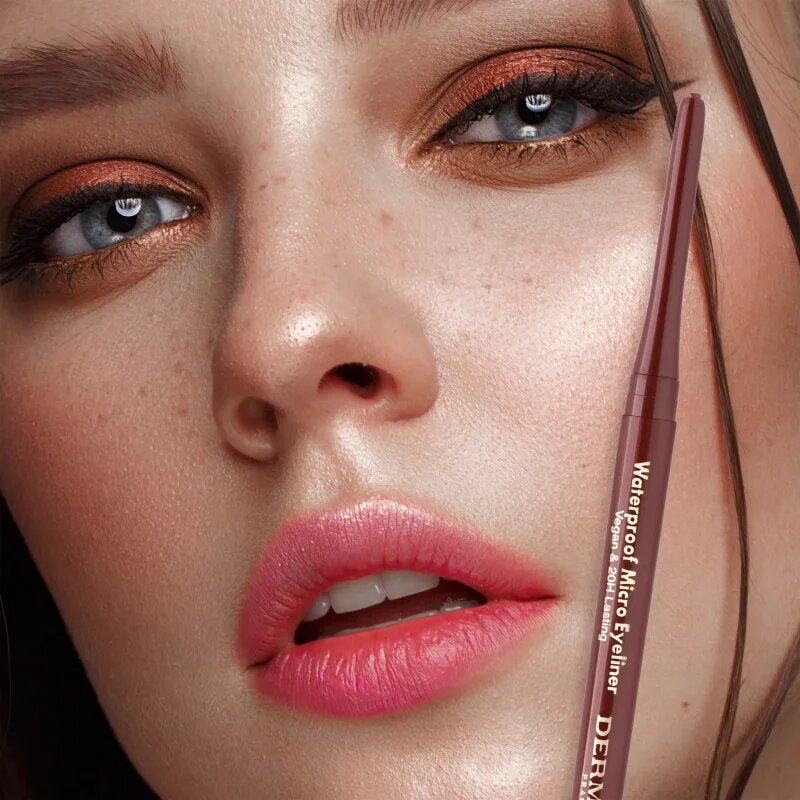 Dermacol Micro Eyeliner Waterproof vízálló szemceruza árnyalat 04 Grey 1 g