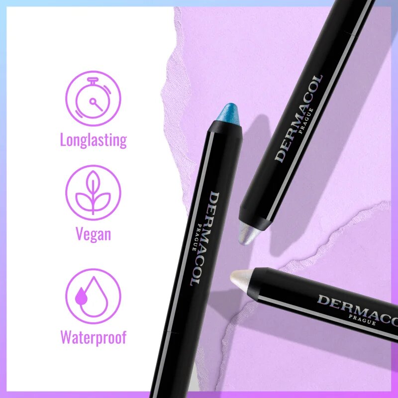 Dermacol Neon Mania krémes szemhéjceruza multikromatikus hatással 12h Mermaid - 2 3 g