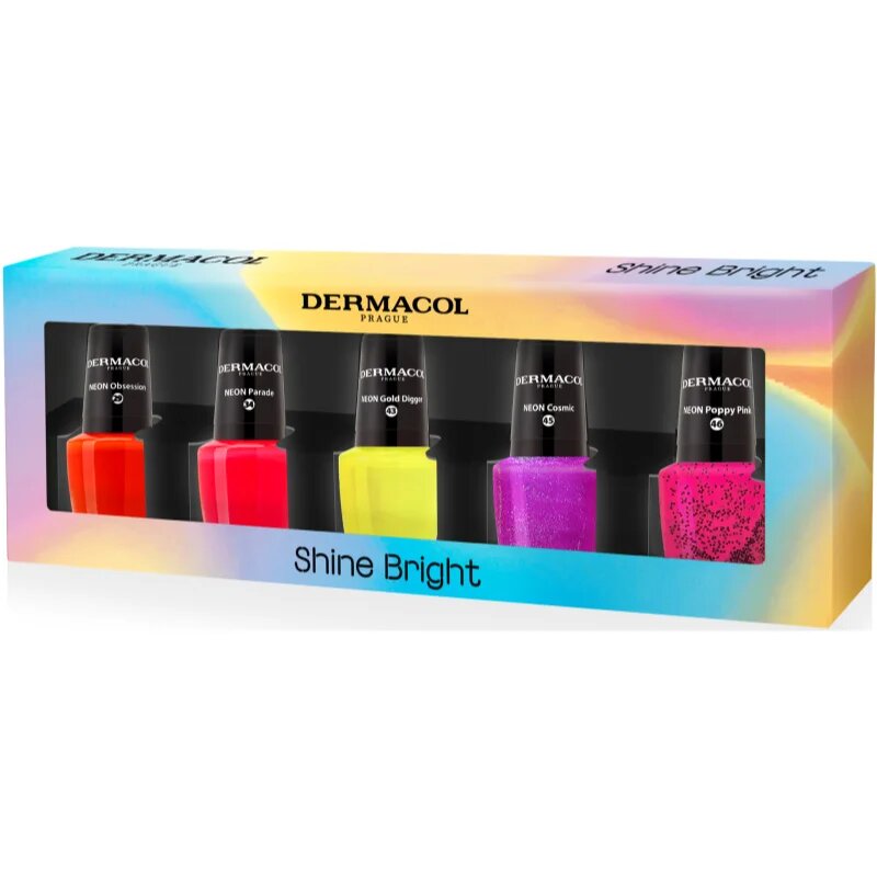 Dermacol Neon Shine Bright körömlakk szett