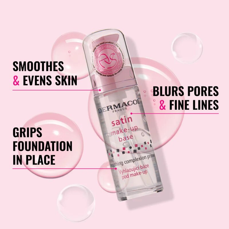 Dermacol Satin kisimító make-up alap bázis 30 ml