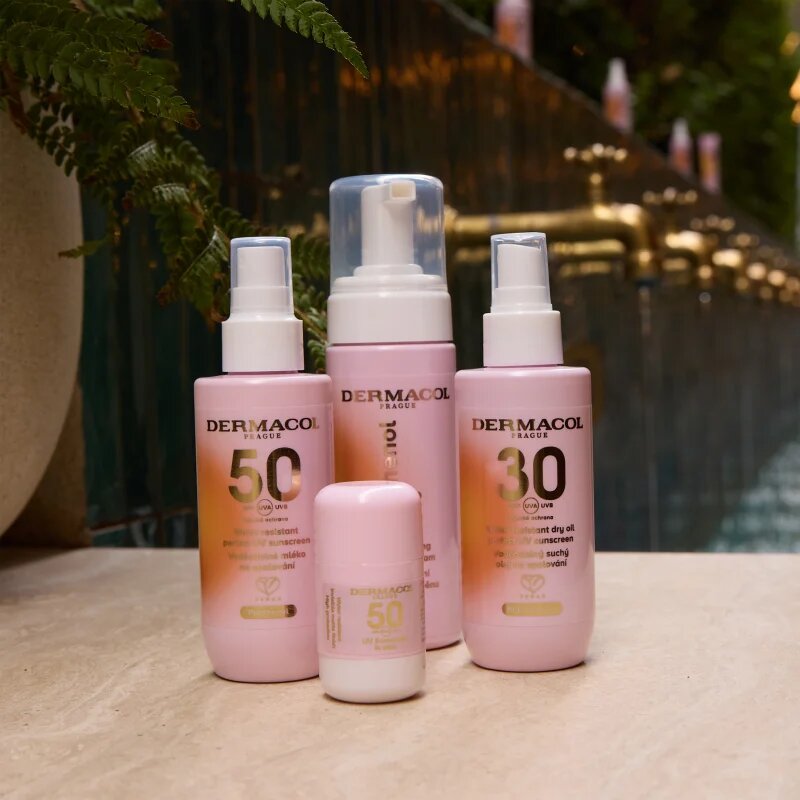 Dermacol Sun védő és száraz napozó olaj vízálló SPF 30 150 ml