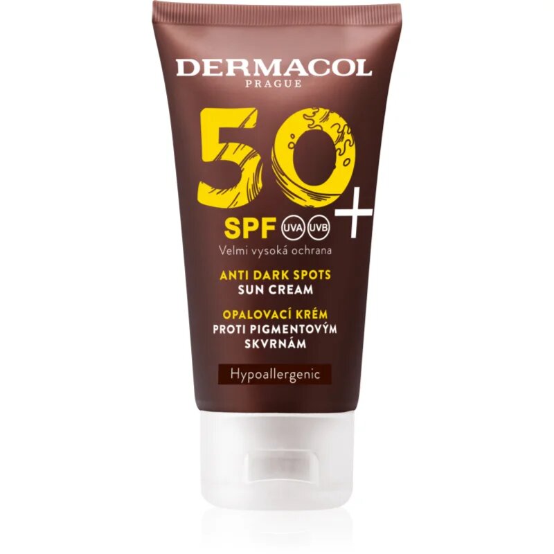 Dermacol Sun védőkrém a pigmentfoltok ellen SPF 50+ 50 ml