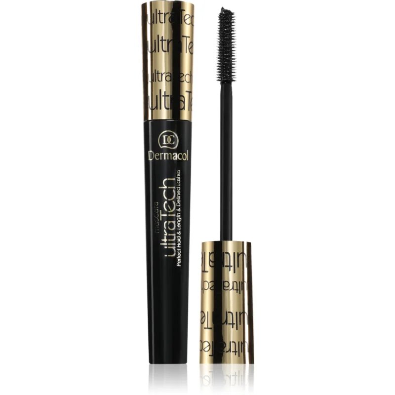 Dermacol UltraTech legyező hatású szempillaspirál a hosszú és dús pillákért árnyalat Black 10 ml