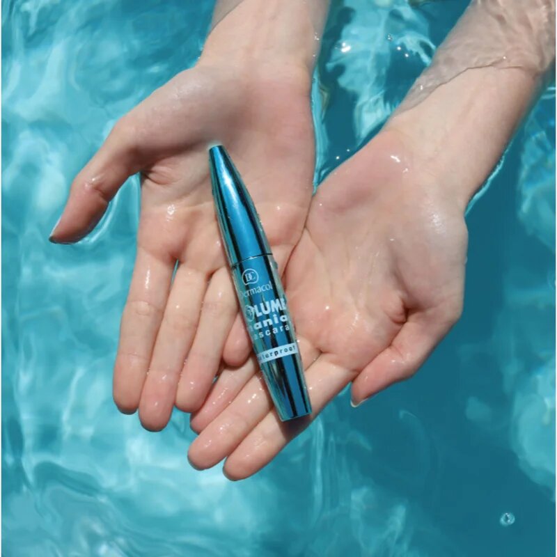 Dermacol Volume Mania Waterproof vízálló szempillaspirál dús hatásért Black 9 ml