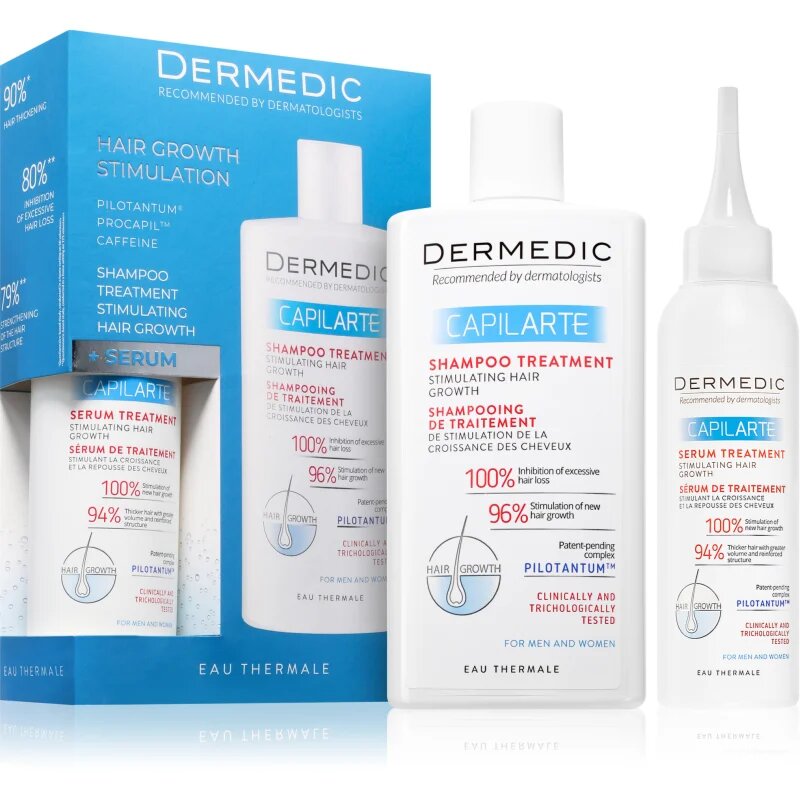 Dermedic Capilarte Hair Growth ajándékszett hajnövesztést serkentő