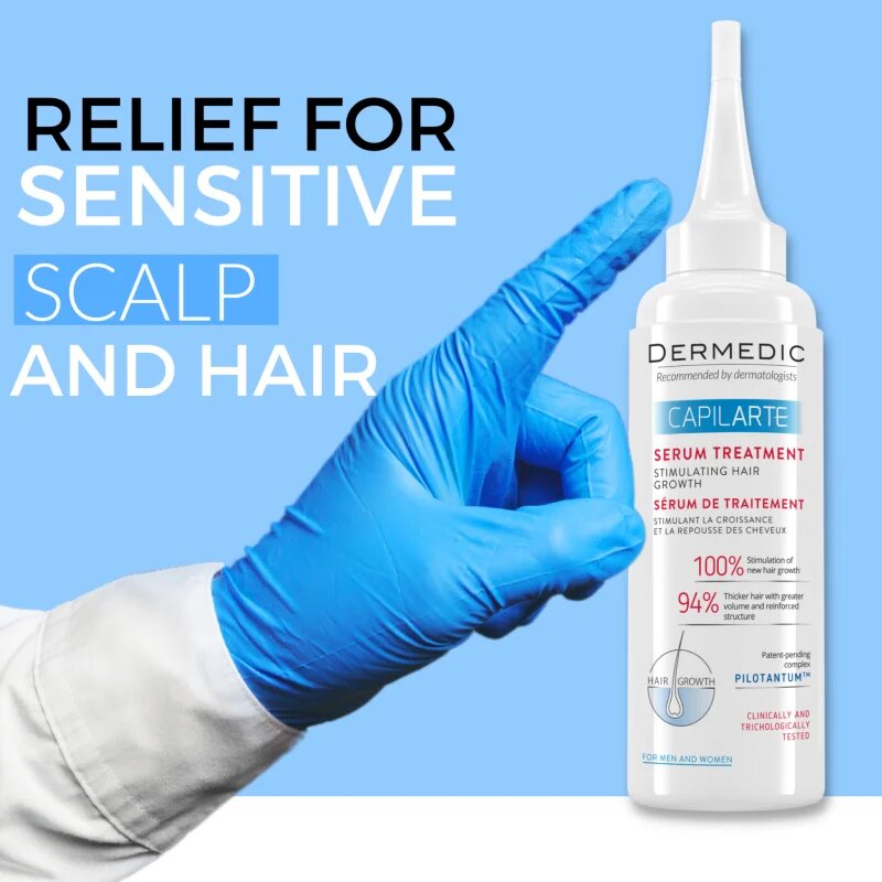 Dermedic Capilarte hajnövekedést stimuláló szérum regeneráló hatással 150 ml