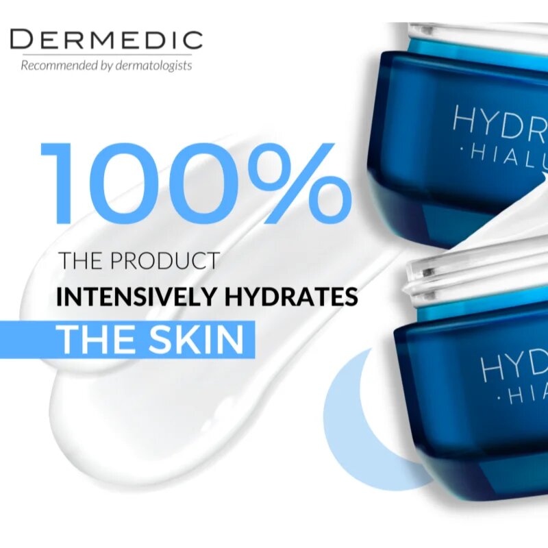 Dermedic Hydrain3 Hialuro fiatalító éjszakai krém a ráncok ellen 50 ml