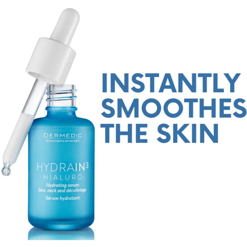 Dermedic Hydrain3 Hialuro hidratáló arcszérum száraz és nagyon száraz bőrre 30 ml