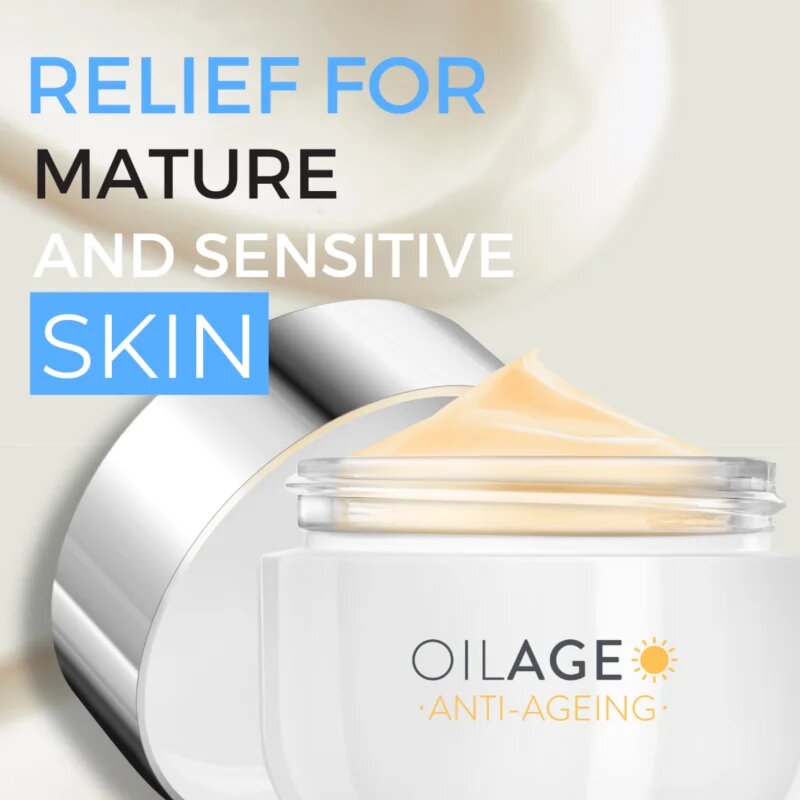 Dermedic Oilage Anti-Ageing tápláló nappali krém a bőr sűrűségének megújítására 50 g