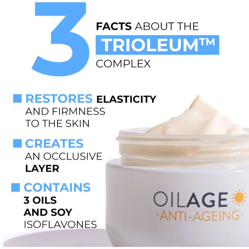 Dermedic Oilage Anti-Ageing tápláló nappali krém a bőr sűrűségének megújítására 50 g