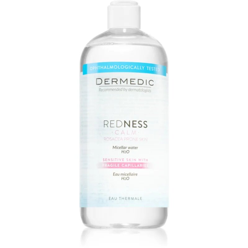 Dermedic Redness Calm micellás víz Érzékeny bőrpírra hajlamos bőrre 500 ml
