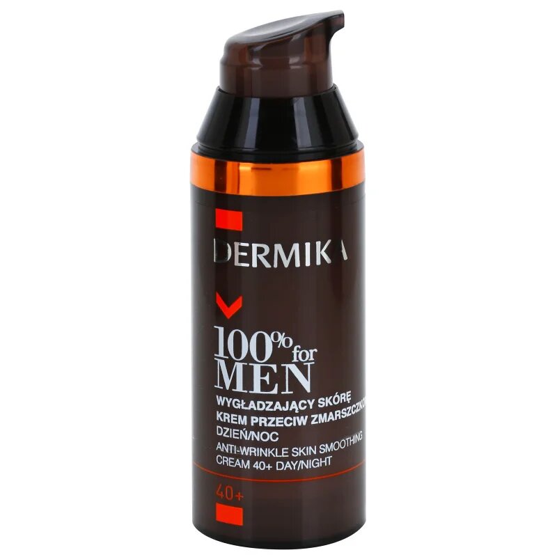 Dermika 100% for Men bőrkisimító ránc elleni krém 40+ 50 ml