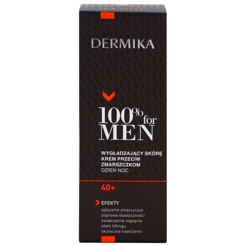 Dermika 100% for Men bőrkisimító ránc elleni krém 40+ 50 ml
