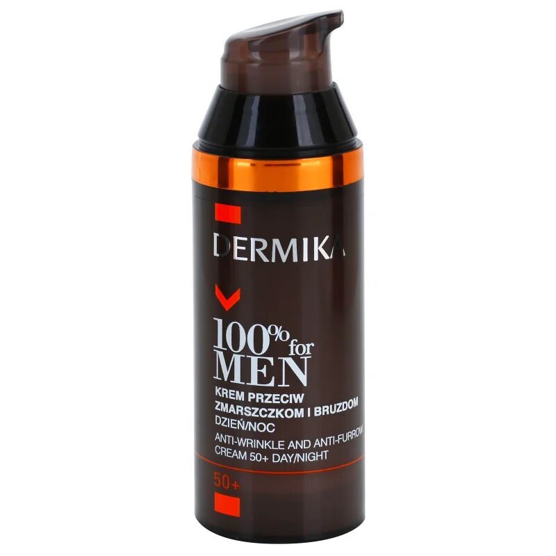 Dermika 100% for Men Krém a mély ráncok ellen 50+ 50 ml