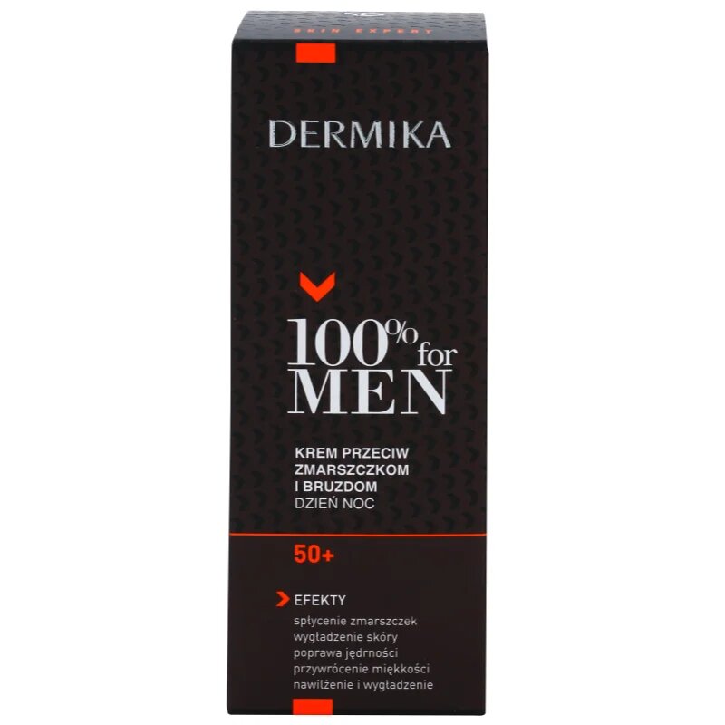 Dermika 100% for Men Krém a mély ráncok ellen 50+ 50 ml