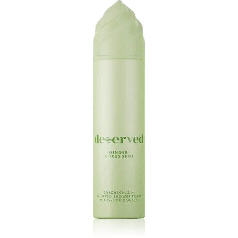 DESERVED Whipped Shower Foam Ginger Citrus Shot tusoló hab testre 250 ml