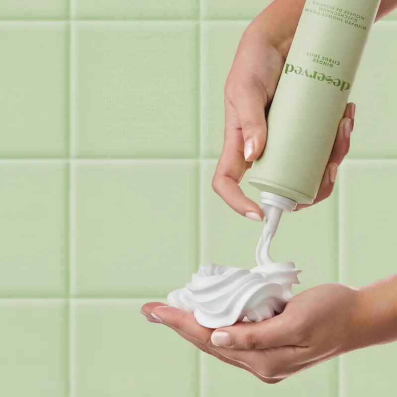 DESERVED Whipped Shower Foam Ginger Citrus Shot tusoló hab testre 250 ml
