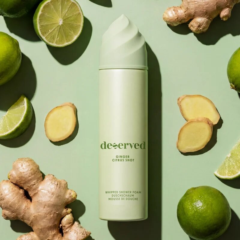 DESERVED Whipped Shower Foam Ginger Citrus Shot tusoló hab testre 250 ml