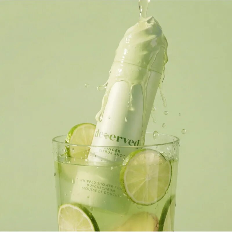 DESERVED Whipped Shower Foam Ginger Citrus Shot tusoló hab testre 250 ml