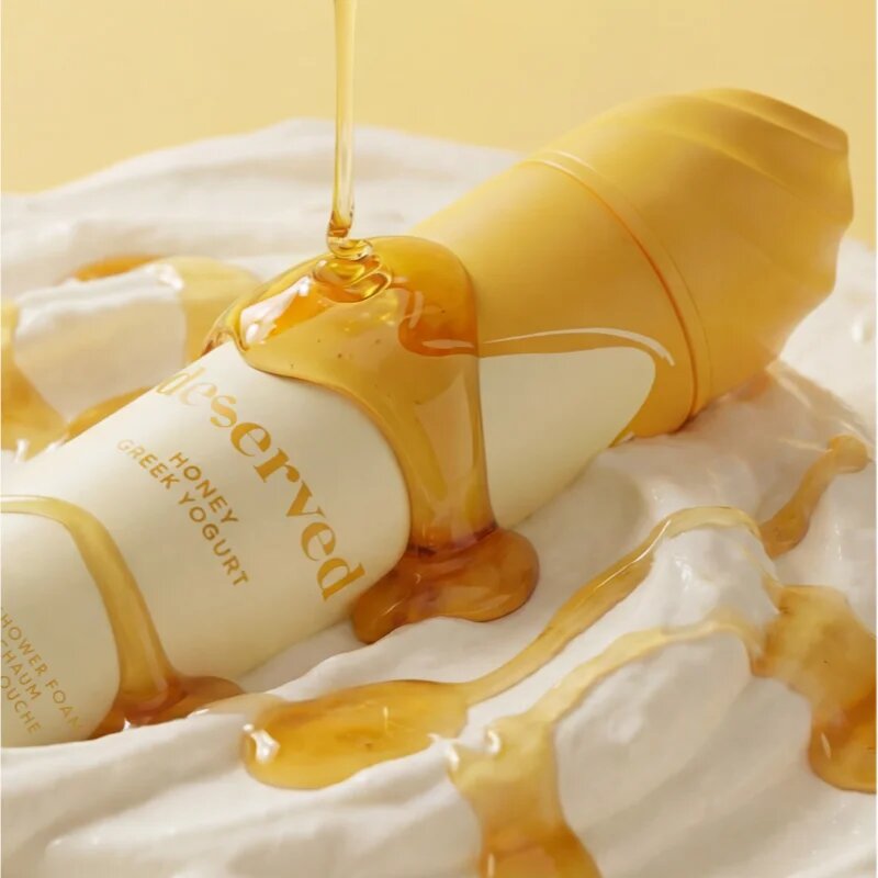 DESERVED Whipped Shower Foam Honey Greek Yogurt tusoló hab testre 250 ml