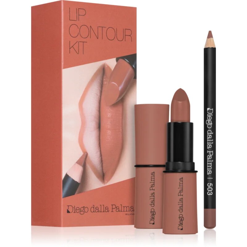 Diego dalla Palma Lip Contour Kit ajakápoló készlet árnyalat 503 CARAMEL 5.1 g