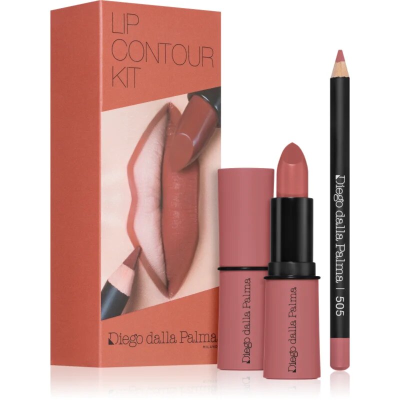 Diego dalla Palma Lip Contour Kit ajakápoló készlet árnyalat 505 CORAL PINK 5.1 g