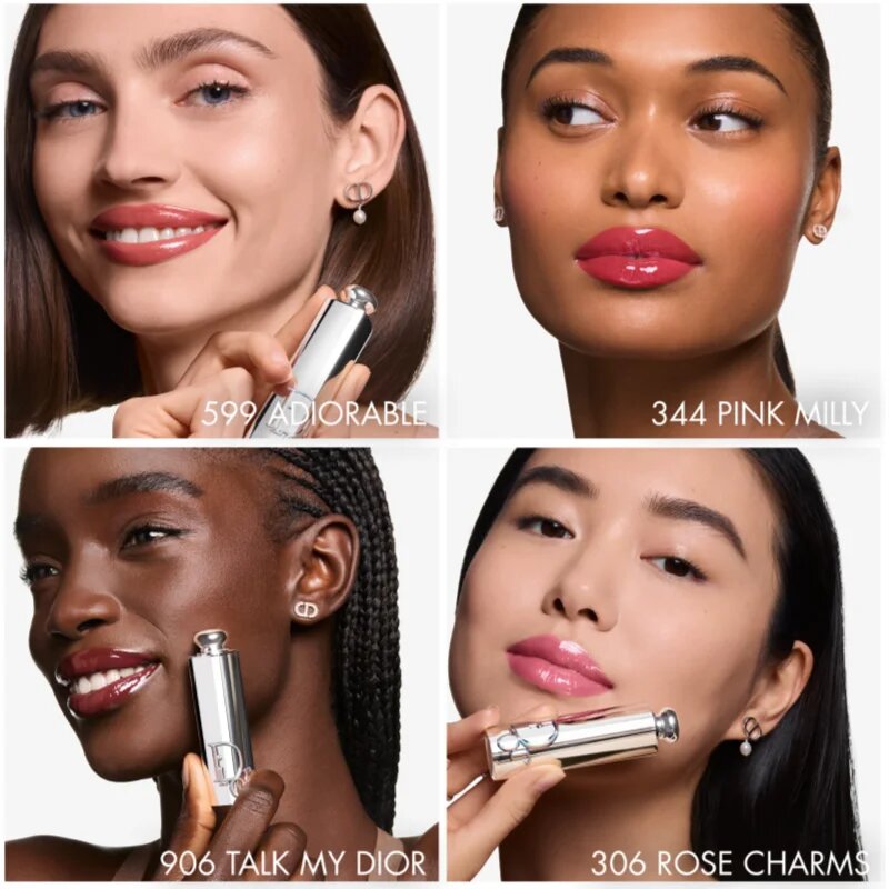 DIOR Addict Glass Lipstick hidratáló rúzs a tündöklő fényért árnyalat 599 Aable 2.7 g