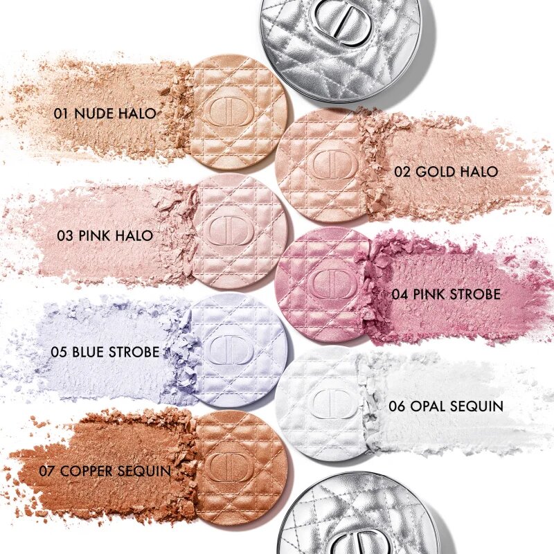 DIOR Forever Glow Luminizer highlighter hialuronsavval árnyalat 06 Opal Sequin 6 g