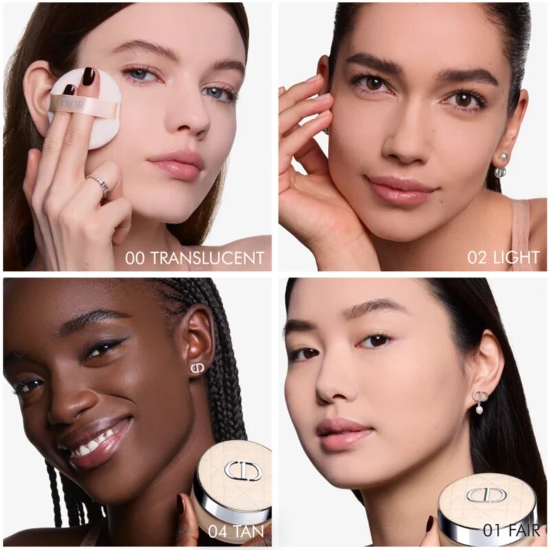 DIOR Forever On Set Powder porpúder matt hatással árnyalat 02 Light 20 g