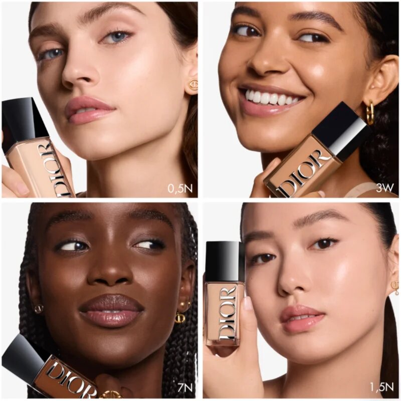 DIOR Forever Skin Glow élénkítő make-up SPF 20 árnyalat 1 Cool Rosy 30 ml