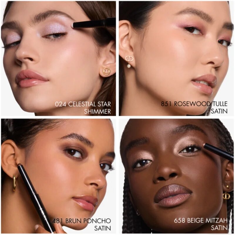 DIOR show Flash Stick szemhéjfesték ceruza vízálló árnyalat 851 Rosewood Tulle 1.6 g