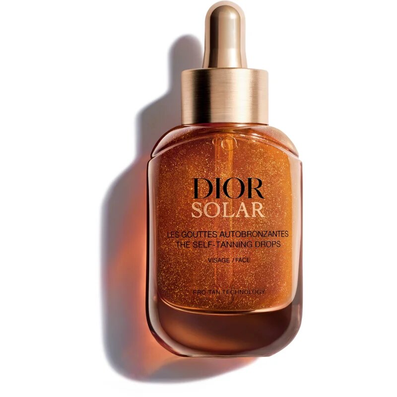 DIOR Solar Self Tanning Drops önbarnító cseppek az arcra és a nyakra 30 ml