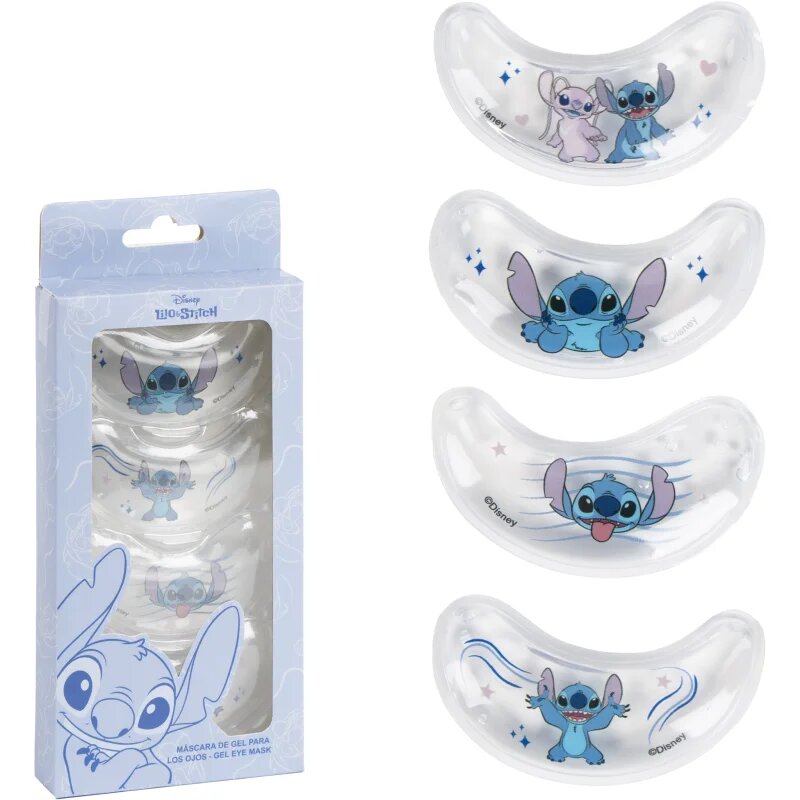 Disney Stitch Gel Care Set hidrogéles párnácskák a szem alatti sötét karikákra 4 db