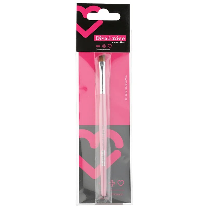 Diva & Nice Cosmetics Accessories Brush ferde ecset a szemhéjfestékekre MAX 491/4 1 db