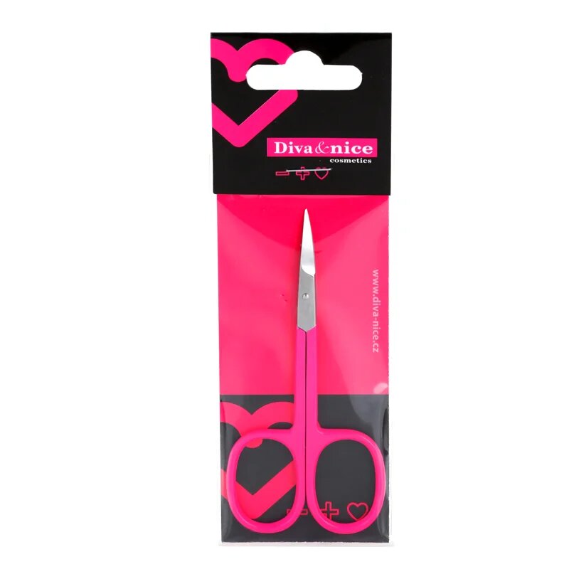 Diva & Nice Cosmetics Accessories Nails körömvágó olló Pink 1 db