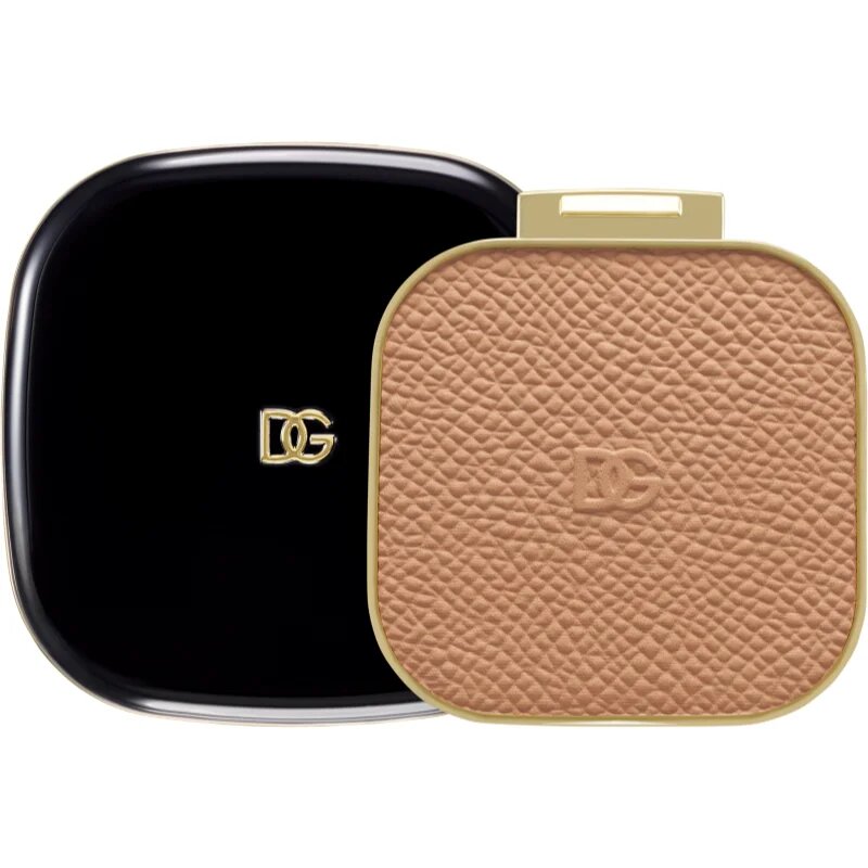 Dolce&Gabbana Classic Face&Eyes Match bronzosító utántöltő árnyalat 02 Light Medium - Warm Neutral-toned Dark Beige 14 g