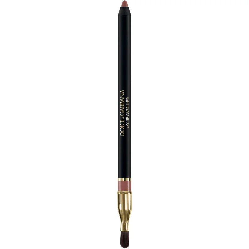 Dolce&Gabbana Classic My Lip Overliner szájceruza ecsettel árnyalat 03 My Rosy Nude - Warm Rosy Brown Nude 1.2 g