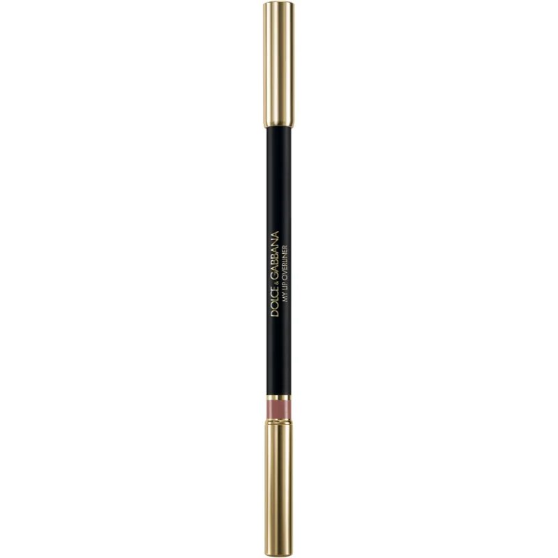 Dolce&Gabbana Classic My Lip Overliner szájceruza ecsettel árnyalat 03 My Rosy Nude - Warm Rosy Brown Nude 1.2 g
