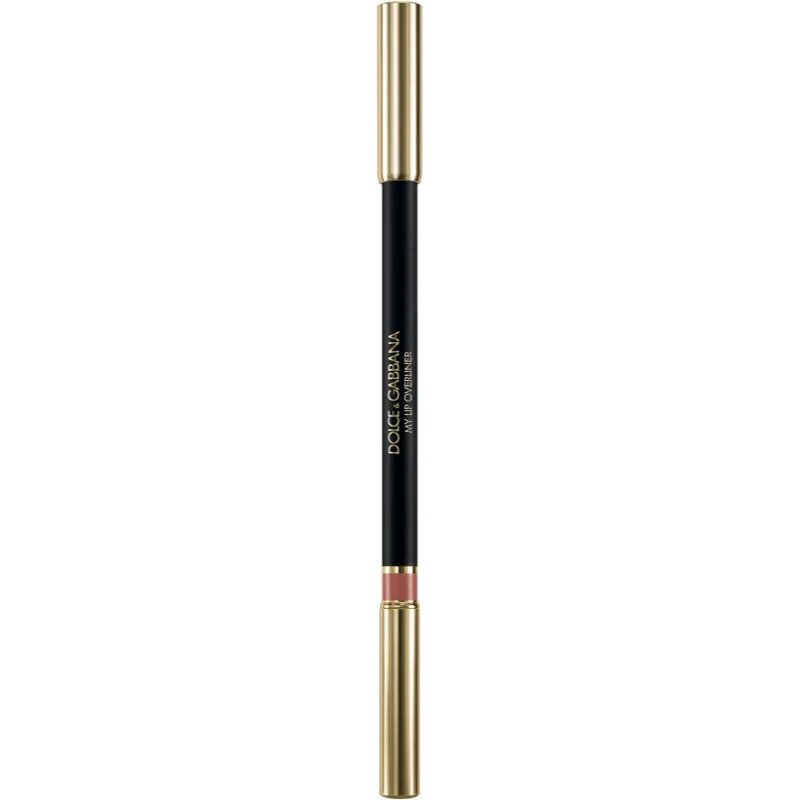 Dolce&Gabbana Classic My Lip Overliner szájceruza ecsettel árnyalat 11 My Terracotta Peach - Burnt Sienna Muted Peach 1.2 g