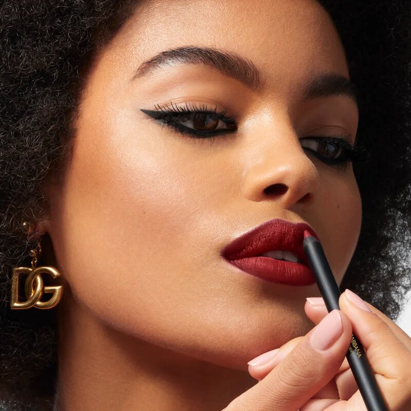 Dolce&Gabbana Classic My Lip Overliner szájceruza ecsettel árnyalat 11 My Terracotta Peach - Burnt Sienna Muted Peach 1.2 g